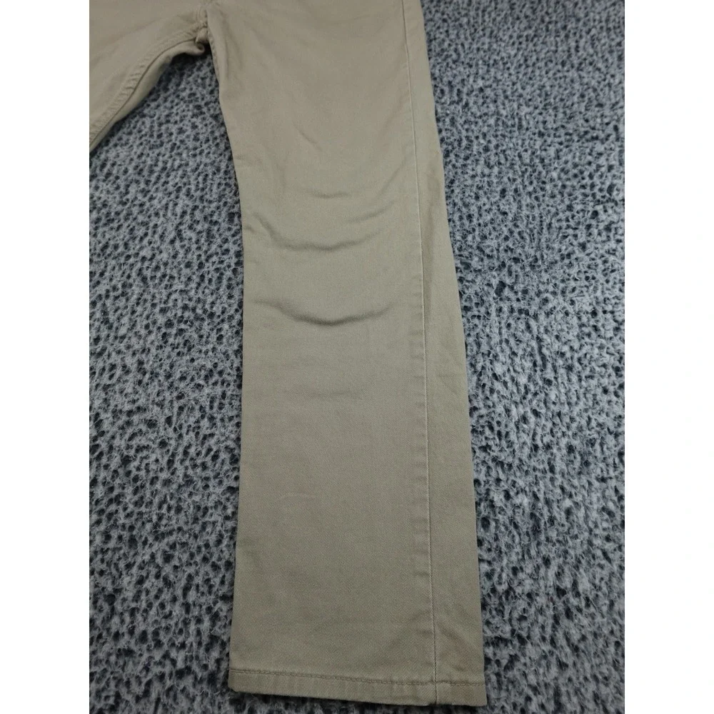 Levi's 502 Taper Fit Pants Mens 36x32 Tan Khaki Stretch Chino‎